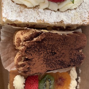 Immigrant Son Caffe - Strawberry napoleon, tiramisu, cheesecake. - New American Near Me - Ventura, California Immigrant Son Caffe - Strawberry napoleon, tiramisu, cheesecake. - New American Near Me - Ventura, California