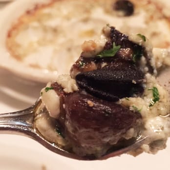Bricks Restaurant & Wine Bar - Stuffed mushrooms with #escargot. Chewy delicious garlic butter sex. - New American Near Me - Reno, Nevada