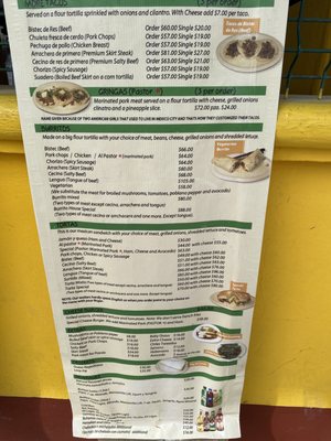 Menu photo 4 Los Tacotales Cozumel, ROO Menu photo 4 Los Tacotales Cozumel, ROO
