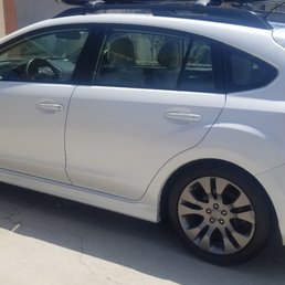 AFTER (wish I had a before!) - car actually IS white :) AFTER (wish I had a before!) - car actually IS white :)