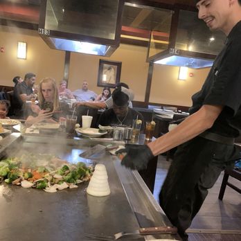 Hayashi Hibachi - Vegetables and onion tower - Japanese Near Me - El Paso, Texas Hayashi Hibachi - Vegetables and onion tower - Japanese Near Me - El Paso, Texas