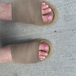 Recently done pedicure