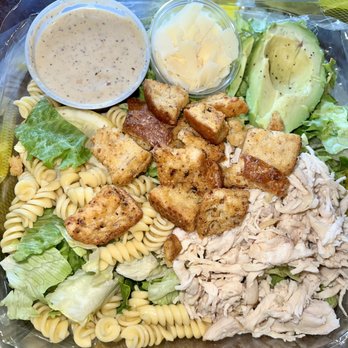 Calif Chicken Cafe - Caesar salad @hybrideater - Salad Near Me - Venice, California Calif Chicken Cafe - Caesar salad @hybrideater - Salad Near Me - Venice, California