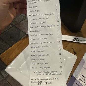 Zen Sushi & Sake - Menu 3/3 - Sushi Bars Near Me - Lexington, Kentucky Zen Sushi & Sake - Menu 3/3 - Sushi Bars Near Me - Lexington, Kentucky