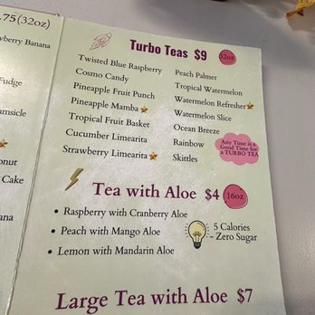 Good And Healthy - Turbo Teas, Teas Aloe, Large Tea with Aloe Menu - Juice Bars & Smoothies Near Me - Camarillo, California