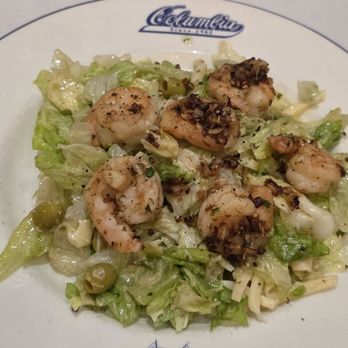 Columbia Restaurant - 1905 Salad with Shrimp Al Ajillo - Spanish Near Me - Tampa, Florida Columbia Restaurant - 1905 Salad with Shrimp Al Ajillo - Spanish Near Me - Tampa, Florida