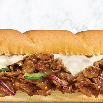 Subway - a beef sandwich with cheese and pickles - Sandwiches Near Me - Huntsville, Alabama Subway - a beef sandwich with cheese and pickles - Sandwiches Near Me - Huntsville, Alabama