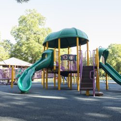 Katherine Rose Memorial Park - Playground surfacing was recently renovated for extra bounce and added safety!