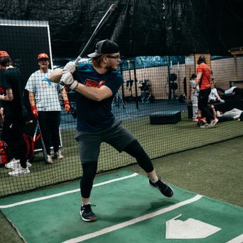 Hot Corner Athletics - One of our hitters loading their swing - Recreation Centers Near Me - Lockport, New York