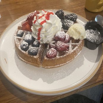 Eight AM - Berry waffle - New American Near Me - San Francisco, California Eight AM - Berry waffle - New American Near Me - San Francisco, California