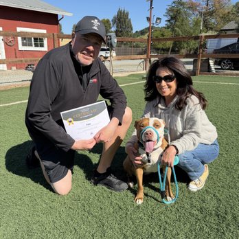 Inclined Canine Academy - So very proud of Ziggy and myself to be honest. :) - Pet Training Near Me - Morgan Hill, California Inclined Canine Academy - So very proud of Ziggy and myself to be honest. :) - Pet Training Near Me - Morgan Hill, California