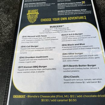 Beards Brewery - Menu - Pubs Near Me - Petoskey, Michigan Beards Brewery - Menu - Pubs Near Me - Petoskey, Michigan