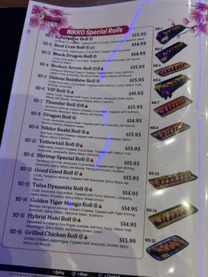 Menu photo 2 Nikko Sushi Broken Arrow, OK