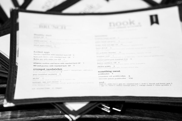 Menu photo 2 Nook Tucson, AZ
