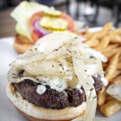 The Pub - Blue Cheese Burger
