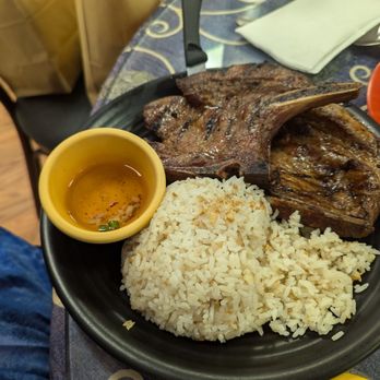 Ihawan - Grilled pork chops with garlic rice - Filipino Near Me - Woodside, New York Ihawan - Grilled pork chops with garlic rice - Filipino Near Me - Woodside, New York