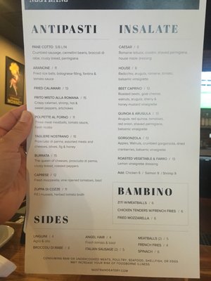 Menu photo 8 Nostrano Italian Eatery Newtown, CT
