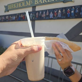 Birkholm's Bakery & Cafe - Iced vanilla chai and pastry - Bakeries Near Me - Solvang, California Birkholm's Bakery & Cafe - Iced vanilla chai and pastry - Bakeries Near Me - Solvang, California