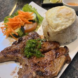 Pork Chop Rice Plate