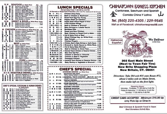 Menu photo 7 Chinatown Express Kitchen New Britain, CT Menu photo 7 Chinatown Express Kitchen New Britain, CT