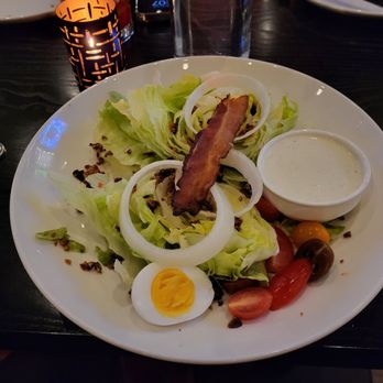 Double Cut Steak House - House salad with blue cheese dressing - Steakhouses Near Me - Pocono Summit, Pennsylvania Double Cut Steak House - House salad with blue cheese dressing - Steakhouses Near Me - Pocono Summit, Pennsylvania