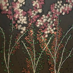 480 Lighthouse Gallery - "Blooming Yarrow" by Penny Whent.  36" x 48" acrylics on canvas.