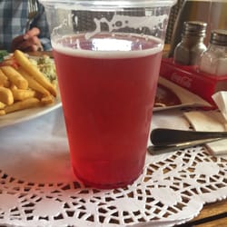 Góral Burger - Beer with raspberry syrup!  Yum!