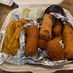 John's Pizza & Subs - Appetizer Sampler. Fingers, mozzarella sticks, poppers, pizza logs. 3 of each