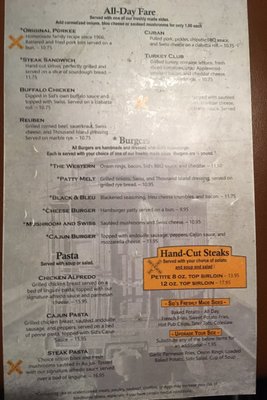 Menu photo 1 Sid's East Side Bar & Grill Laurel, MT Menu photo 1 Sid's East Side Bar & Grill Laurel, MT