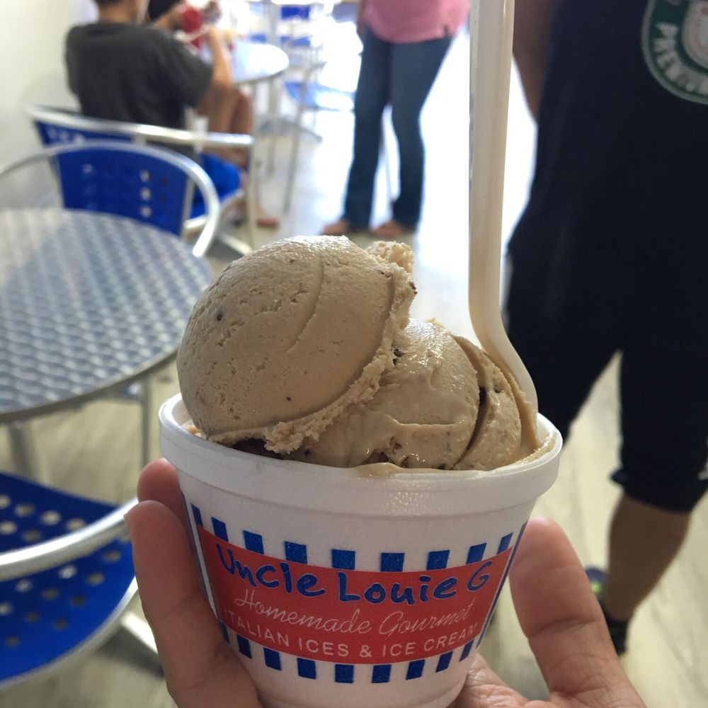 Uncle Louie G Keyport - Cappuccino Chunk: regular-sized cup, approximately 3-4 scoops! :D - Ice Cream & Frozen Yogurt Near Me - Keyport, New Jersey Uncle Louie G Keyport - Cappuccino Chunk: regular-sized cup, approximately 3-4 scoops! :D - Ice Cream & Frozen Yogurt Near Me - Keyport, New Jersey