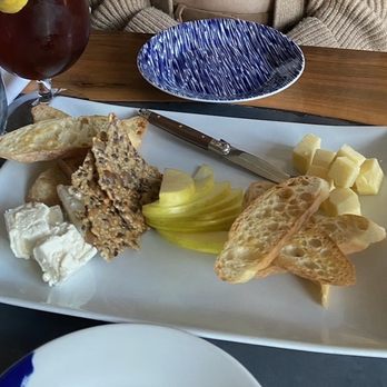 Graft Wine Cider Bar - Cheese platter (sourced from nearby creameries) - Wine Bars Near Me - Watkins Glen, New York Graft Wine Cider Bar - Cheese platter (sourced from nearby creameries) - Wine Bars Near Me - Watkins Glen, New York