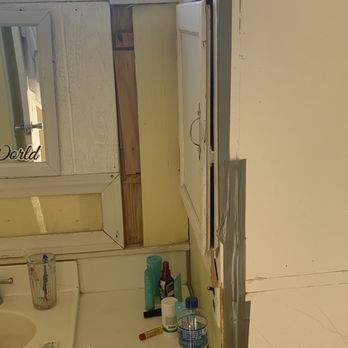 Delight's Hot Springs - duct tap bathroom cabinet - Resorts Near Me - Tecopa, California Delight's Hot Springs - duct tap bathroom cabinet - Resorts Near Me - Tecopa, California