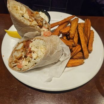 Anyway's Pub - Bloomingdale - Cabo Fish Wrap Sweet Potato Fries - American Near Me - Bloomingdale, Illinois Anyway's Pub - Bloomingdale - Cabo Fish Wrap Sweet Potato Fries - American Near Me - Bloomingdale, Illinois