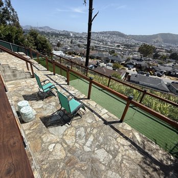 Escobar Pro Painting - Back patio with newly-sanded & stained railings! - Painters Near Me Escobar Pro Painting - Back patio with newly-sanded & stained railings! - Painters Near Me