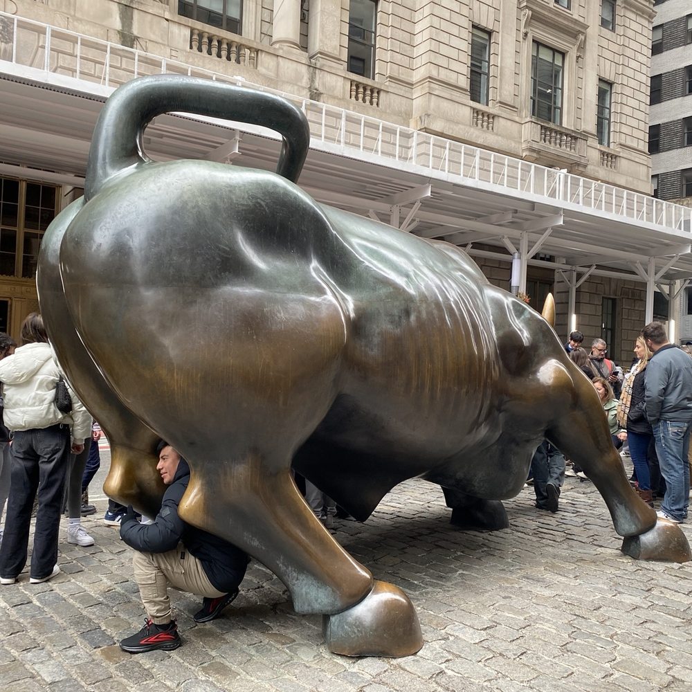 Charging Bull - Charging Bull sculpture from a different perspective - Landmarks & Historical Buildings Near Me - New York, New York