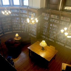 Amelia S Givin Free Library - Seriously look at the interior of this library - it's a blast right out of Beauty and the Beast's castle!