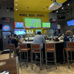 Buffalo Wild Wings - The  bar area!