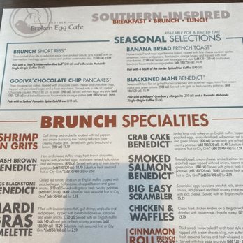 Another Broken Egg Cafe - Menu - American Near Me - Williamsburg, Virginia Another Broken Egg Cafe - Menu - American Near Me - Williamsburg, Virginia