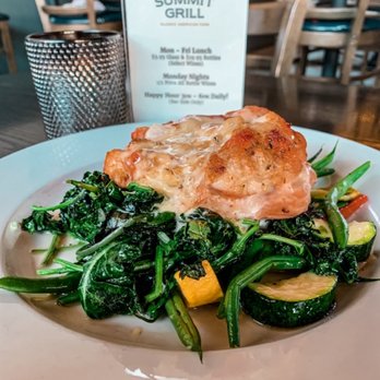Summit Grill - Lobster stuffed salmon - Bars Near Me - Kansas City, Missouri Summit Grill - Lobster stuffed salmon - Bars Near Me - Kansas City, Missouri