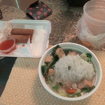 Pho La Jolla - $30 Veggie Pho & egg roll - Vietnamese Near Me - La Jolla, California