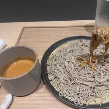 SOBAR - Spicey sesame dipping sauce.   This was good but I prefer the traditional.  My bf finished this off for me. - Japanese Near Me - Los Angeles, California