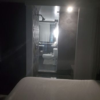 Padre Hotel - Window in shower let's you keep track of bathroom activity... - Hotels Near Me - Bakersfield, California Padre Hotel - Window in shower let's you keep track of bathroom activity... - Hotels Near Me - Bakersfield, California