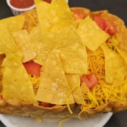 Casa del Taco - Mexican Chef Salad with seasoned beef
