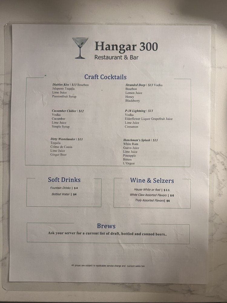 Hangar 300 Bar & Restaurant