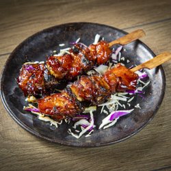 Chicken Thigh and Leek Yakitori