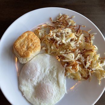 Starwood Cafe - 2 eggs over easy, hash browns and a biscuit - Breakfast & Brunch Near Me - Dallas, Texas Starwood Cafe - 2 eggs over easy, hash browns and a biscuit - Breakfast & Brunch Near Me - Dallas, Texas