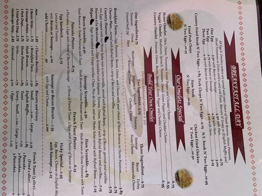 Menu photo 5 Country Cafe Irving, TX