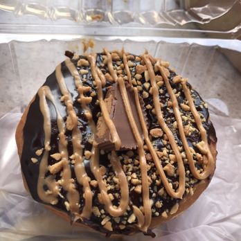Donuts Time Cafe - Peanut butter chocolate glazed donut. It is divine! - Donuts Near Me - Hamilton Township, New Jersey Donuts Time Cafe - Peanut butter chocolate glazed donut. It is divine! - Donuts Near Me - Hamilton Township, New Jersey