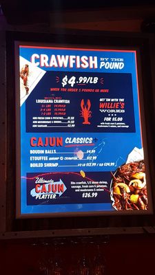 Menu photo 2 Willie's Grill & Icehouse Sugar Land, TX Menu photo 2 Willie's Grill & Icehouse Sugar Land, TX