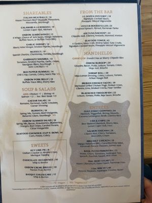 Menu photo 4 Oxbow Bar & Grill Fort Myers, FL